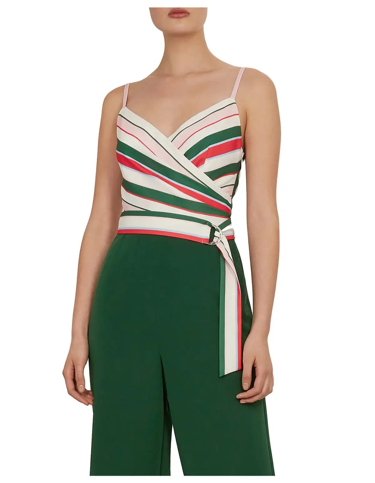 Ted Baker Jordin Tutti Frutti Stripe Jumpsuit in Multi Size 8 photo 4