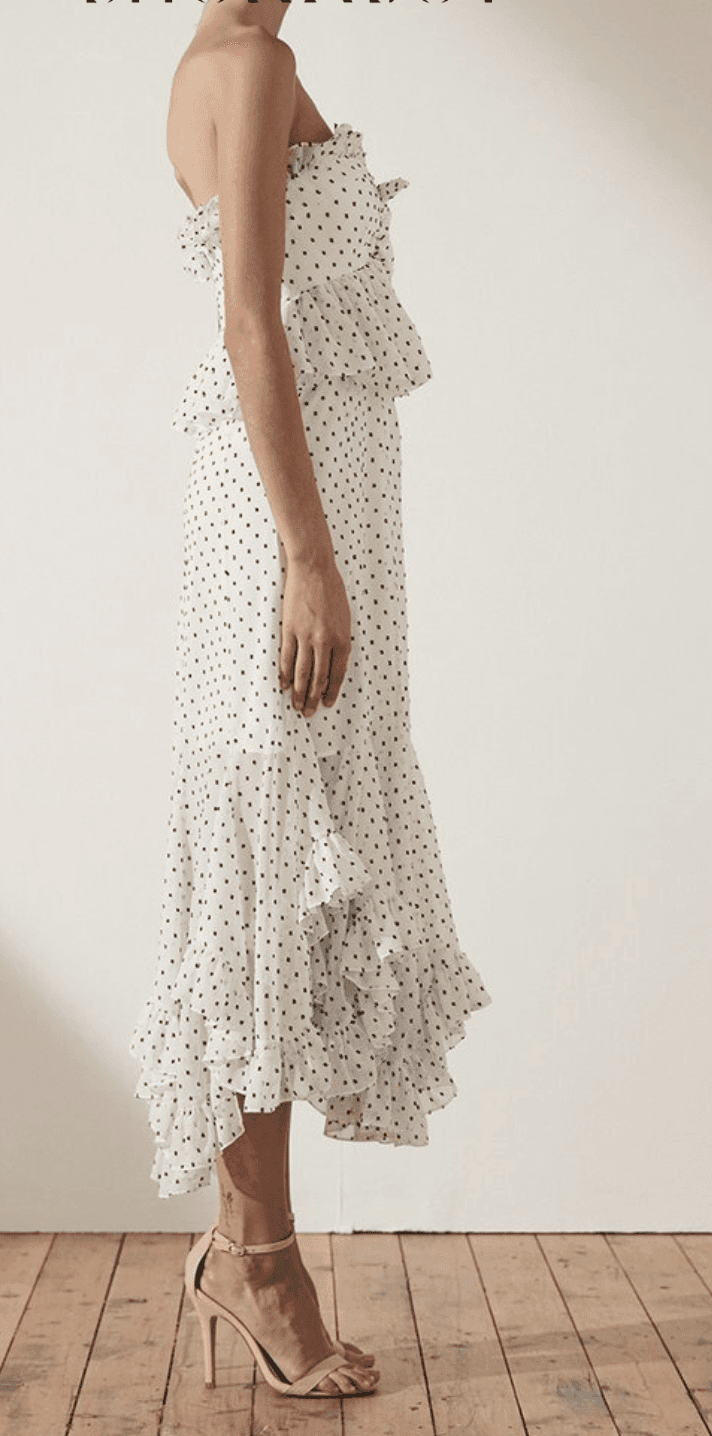 Wilder Tie Front Godet Midi Dress photo 3