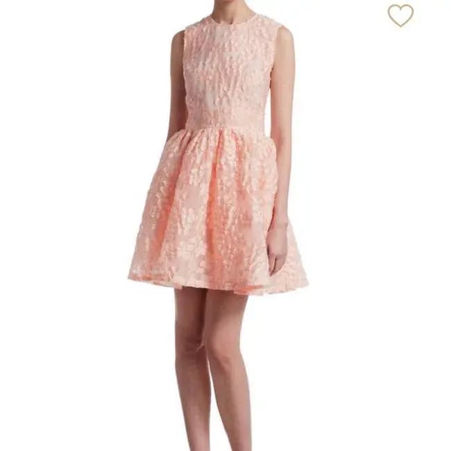 Maje Fit and Flare Cocktail Dress Pink Size 8 photo 2