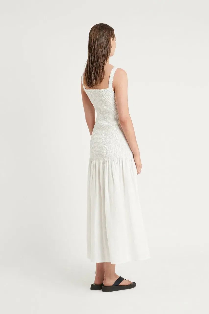 Sir the Label Madelyn Reversible Dress White Size 3 / AU 12 photo 2