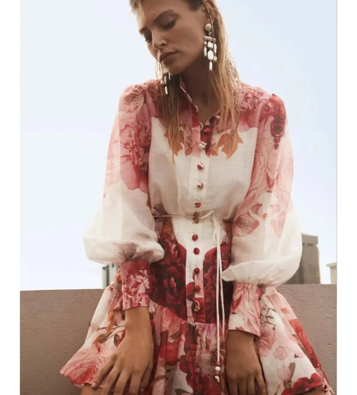 Sheike J’adore Mini Dress Floral Size AU 12 photo 2