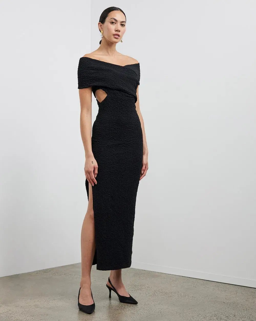 Camilla and Marc The Toledo Dress Black Size 12 photo 3
