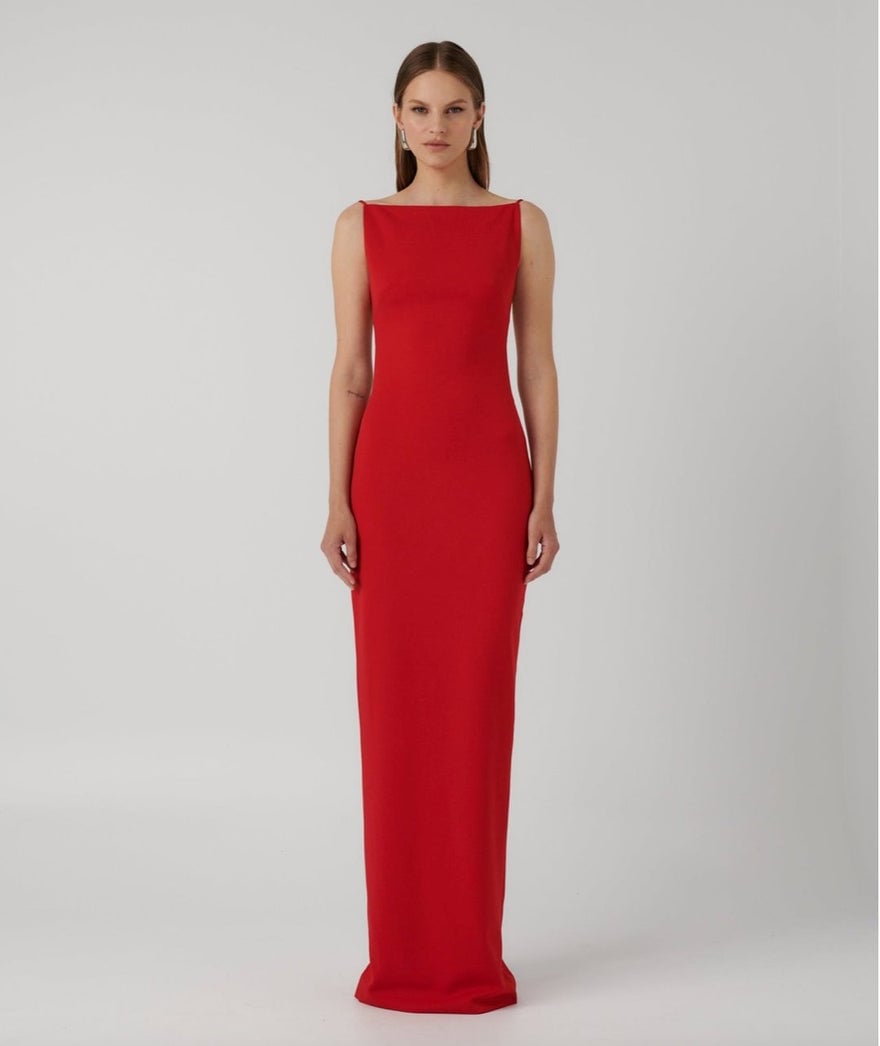 Effie Kats Gabbi Gown Red photo 3