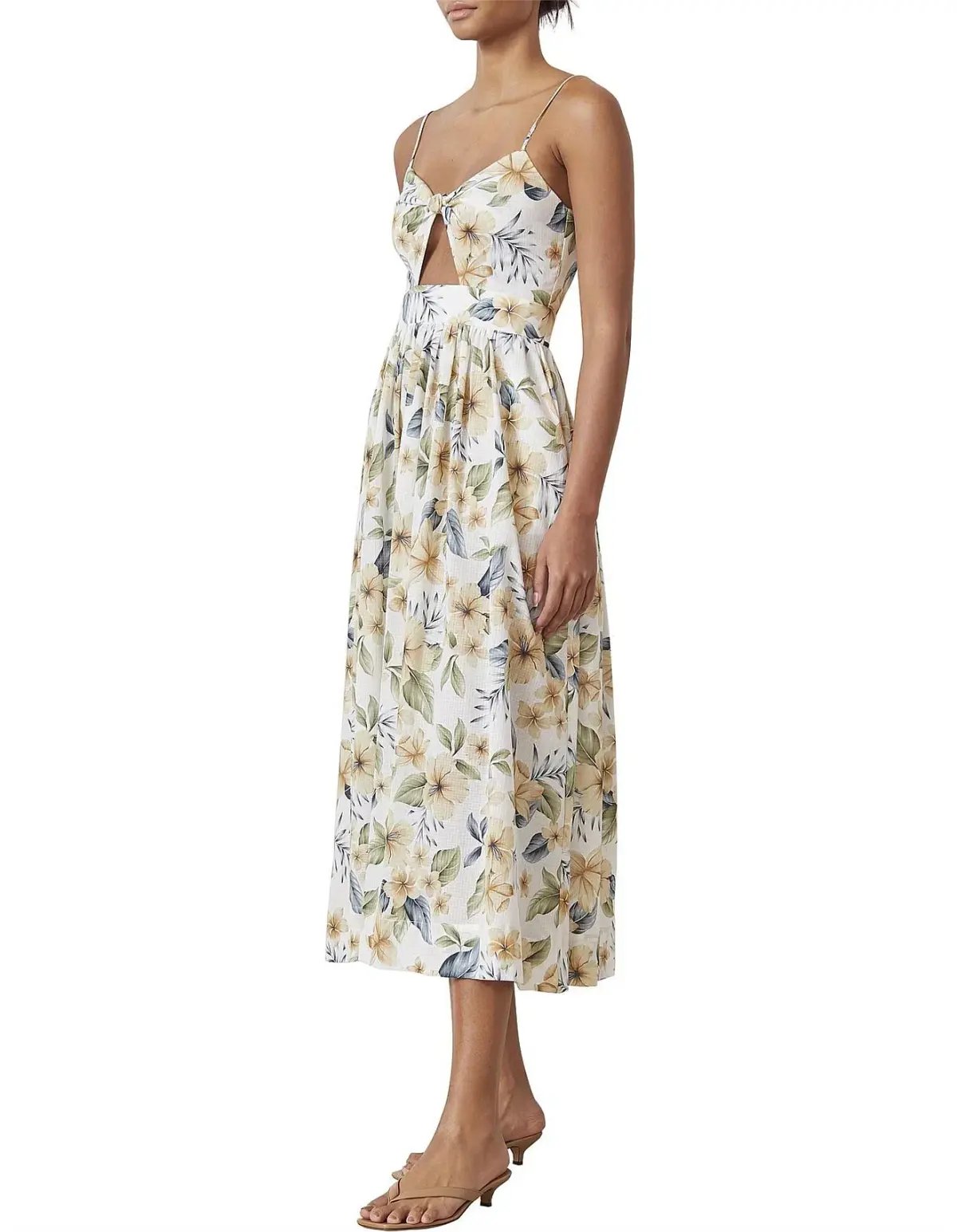 Bec & Bridge Fleurette Midi Dress Floral Size 12 photo 2