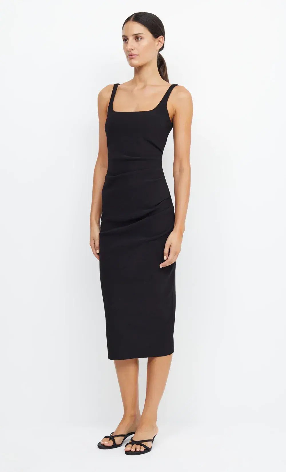 Bec & Bridge Be Mine Square Neck Dress Black Size AU 10 photo 2
