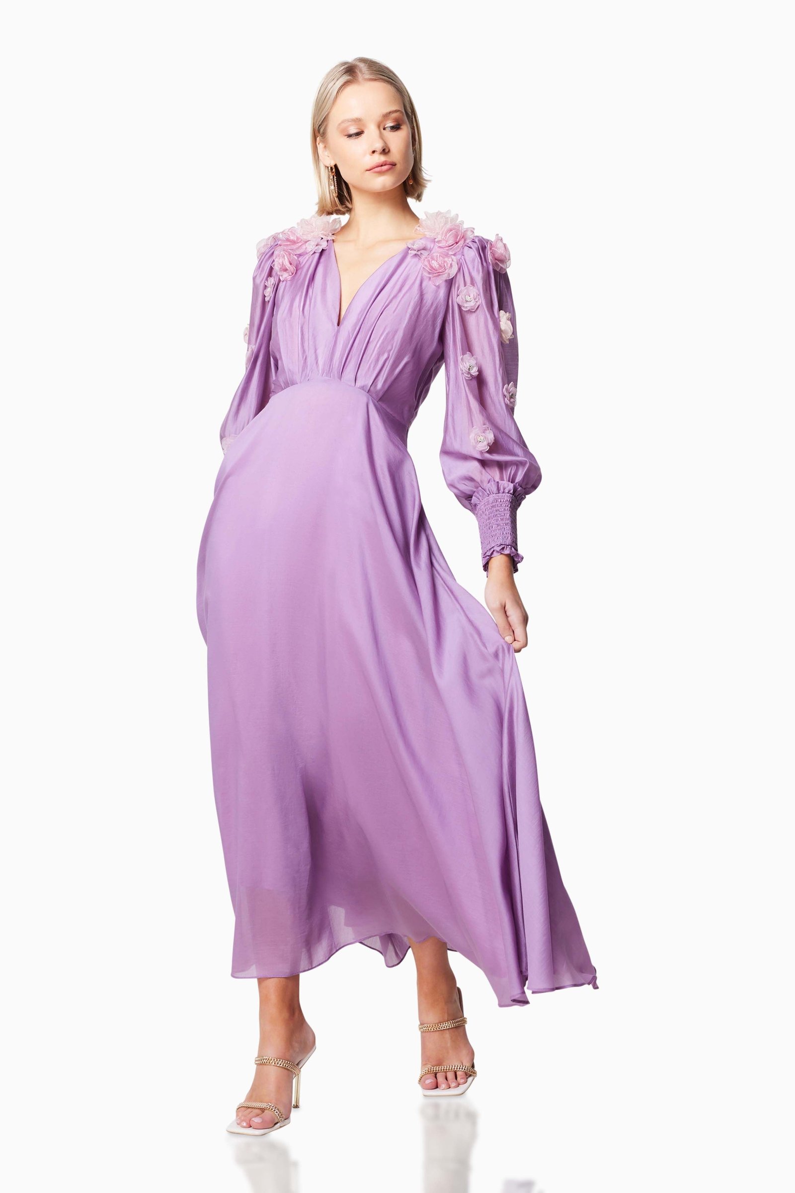 ELLIATT NECTAR DRESS -AMETHYST photo 2