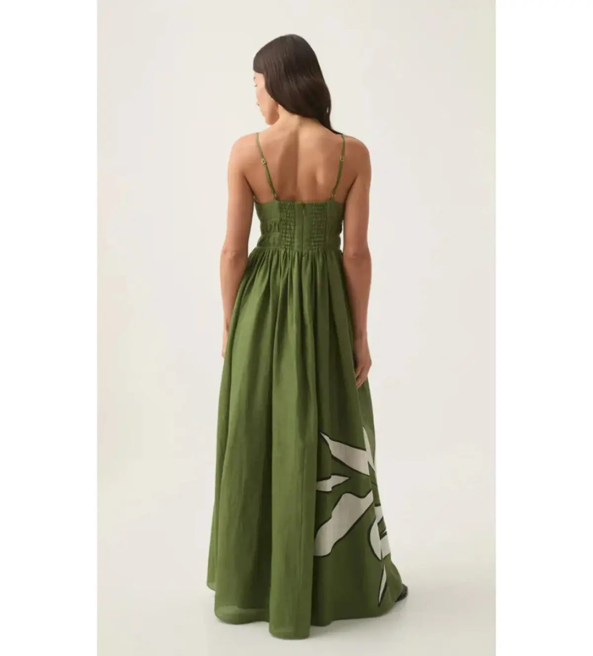 Aje Planetary Maxi Dress in Abstract Fern Size AU 12 photo 3