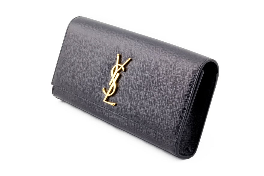 Saint Laurent Classic Kate Leather Clutch photo 3
