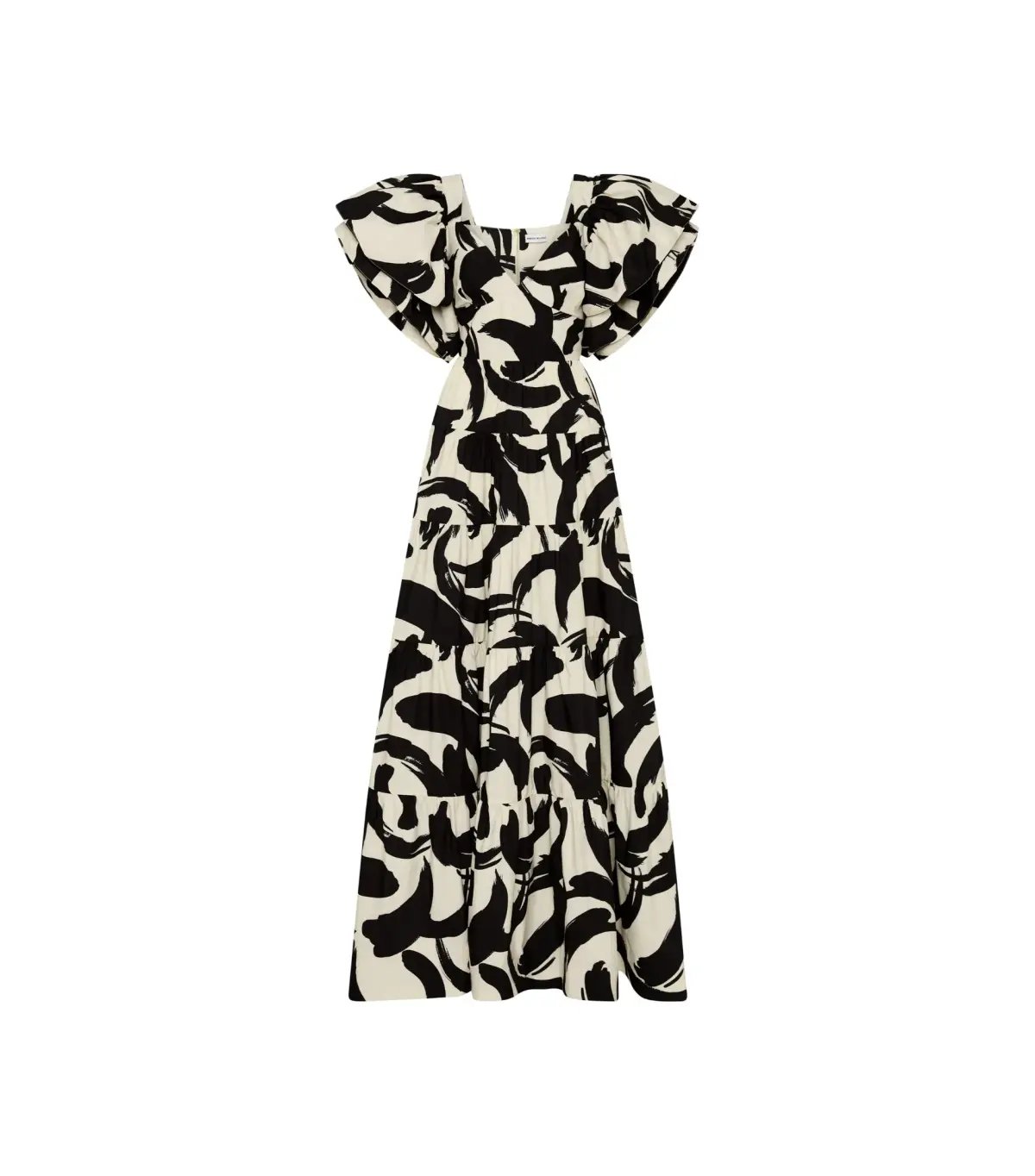 Rebecca Vallance Pompidou Maxi Dress Print Size 6 photo 4