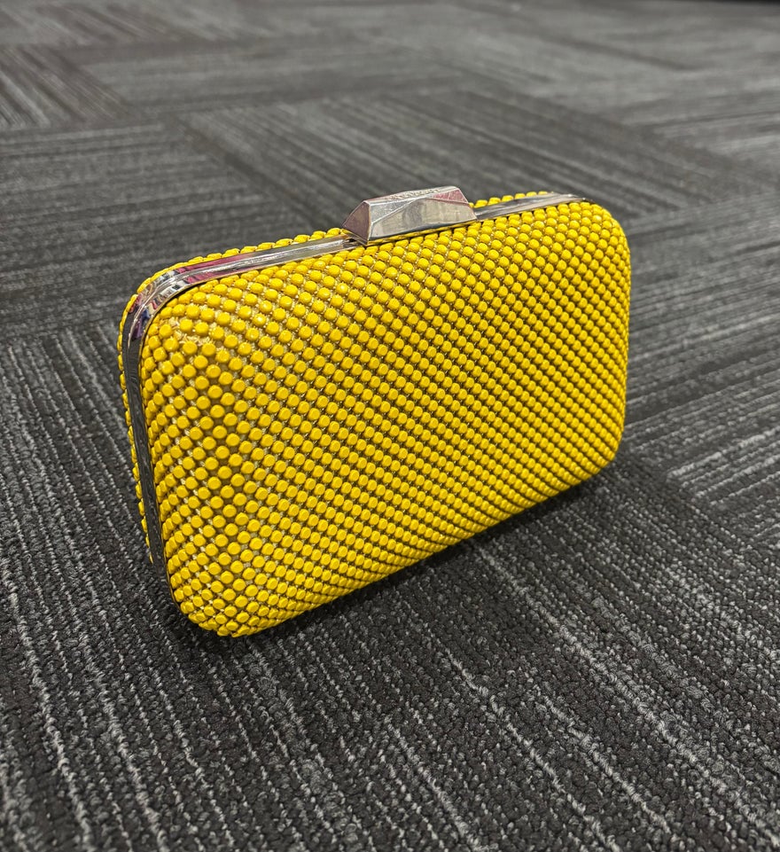 Olga Berg Yellow Clutch photo 3