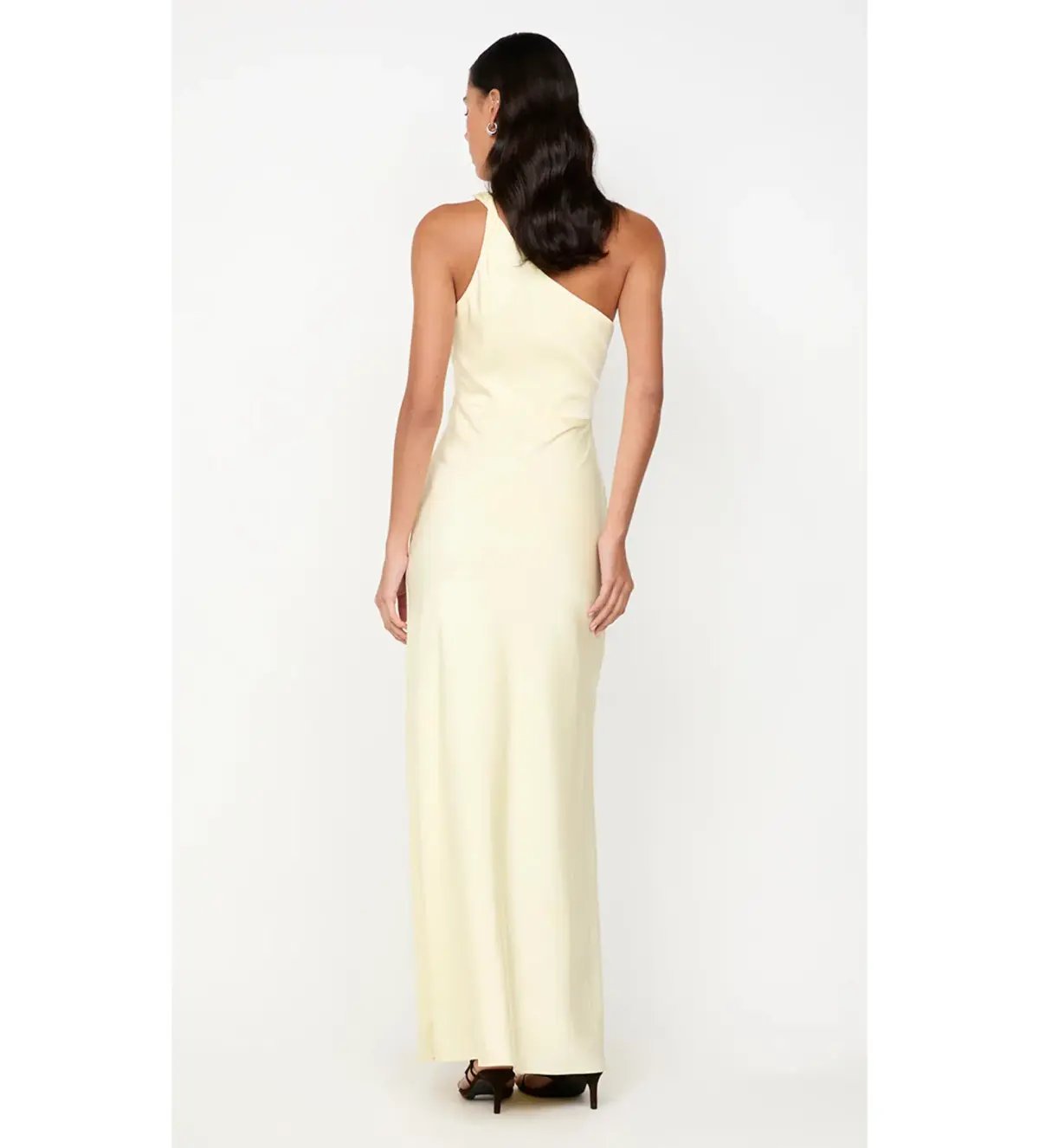 Bec & Bridge Lunetta Asym Maxi Dress Ice Yellow Size 10 photo 5