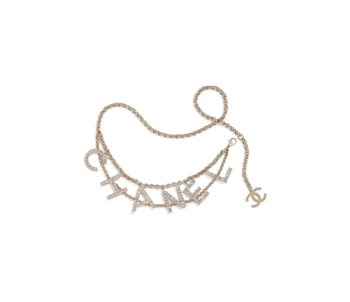 Chanel Logo Chain Belt Gold photo 2