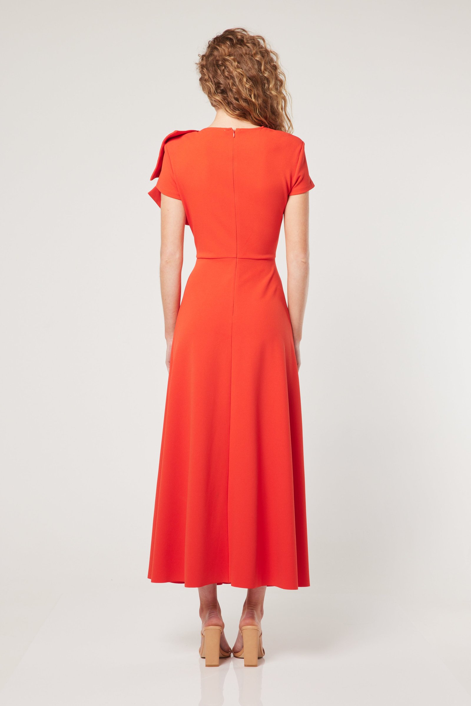 ELLIATT GALAXITE MAXI DRESS - ORANGE photo 6