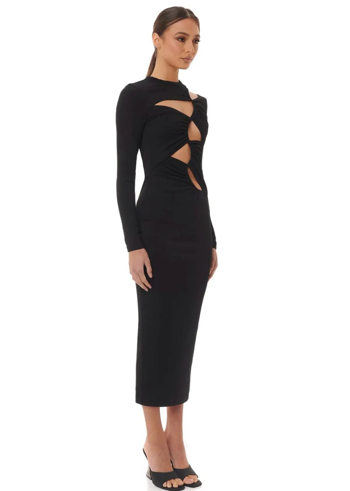 Eliya The Label Cabana Dress Black Size S photo 2