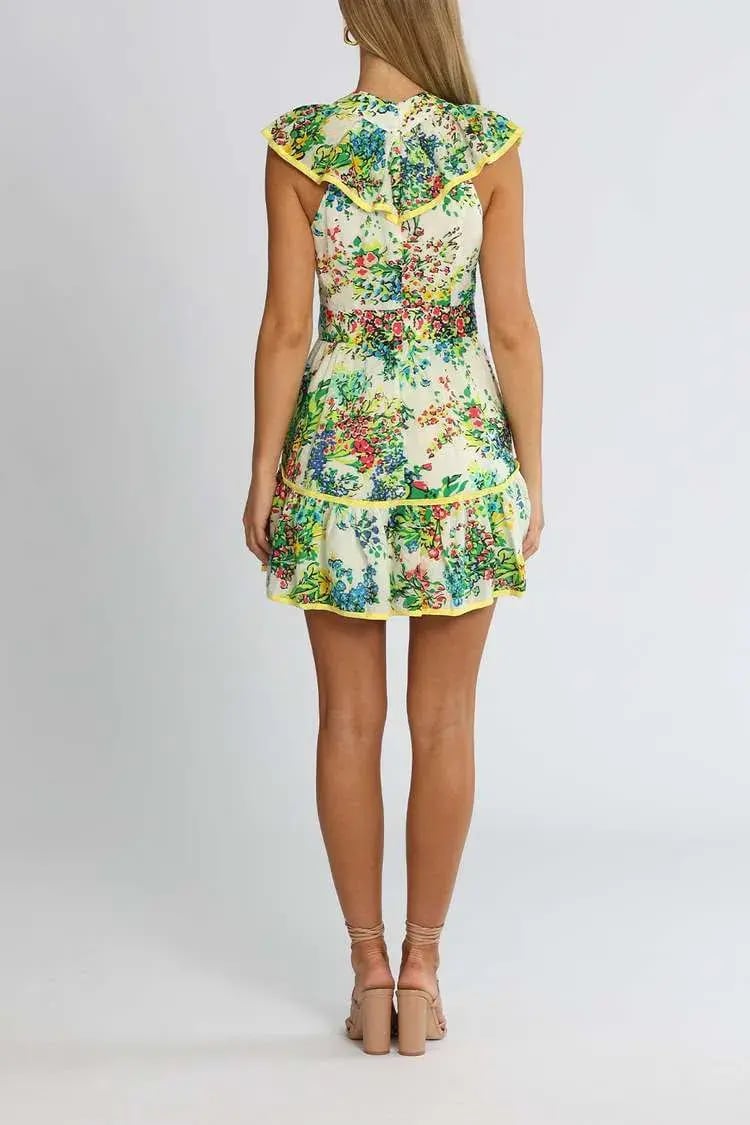 Alice McCall Living For You Mini Dress Floral Size 8 photo 3
