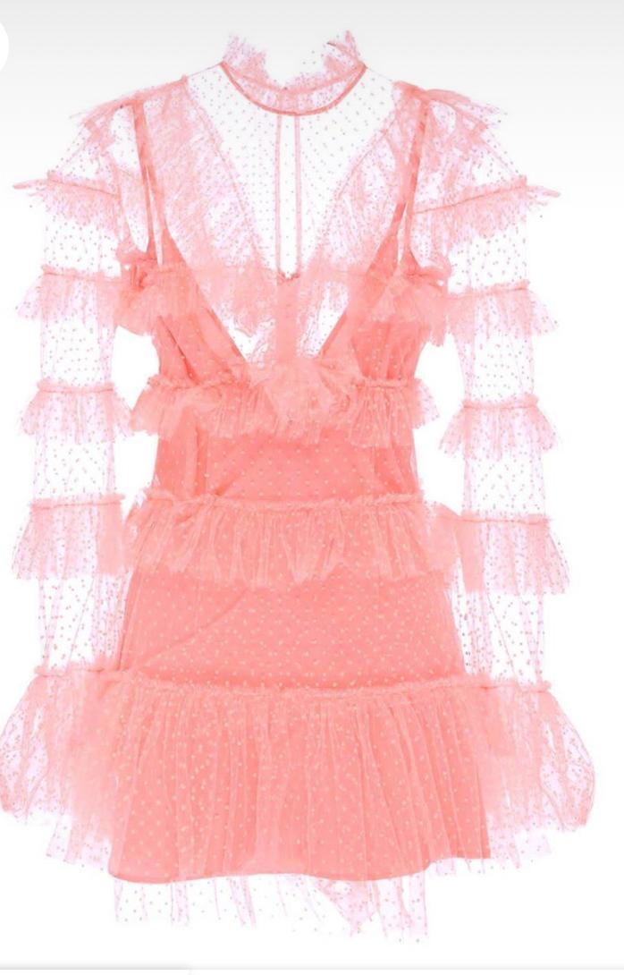 Alice McCall Tokyo Skies Mini Dress Pink Size 10 photo 5