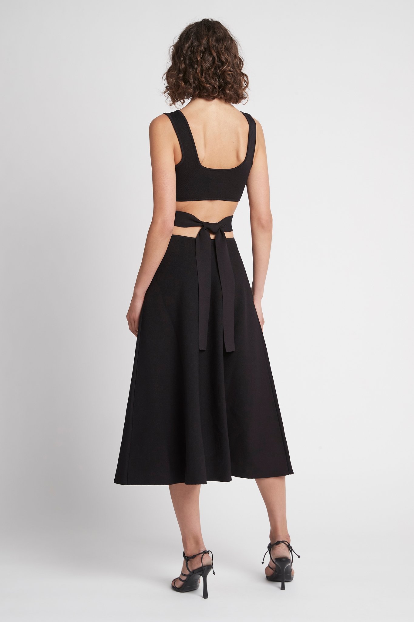 Aje Frey Knit Cut Out Ring Belt Midi Dress photo 4