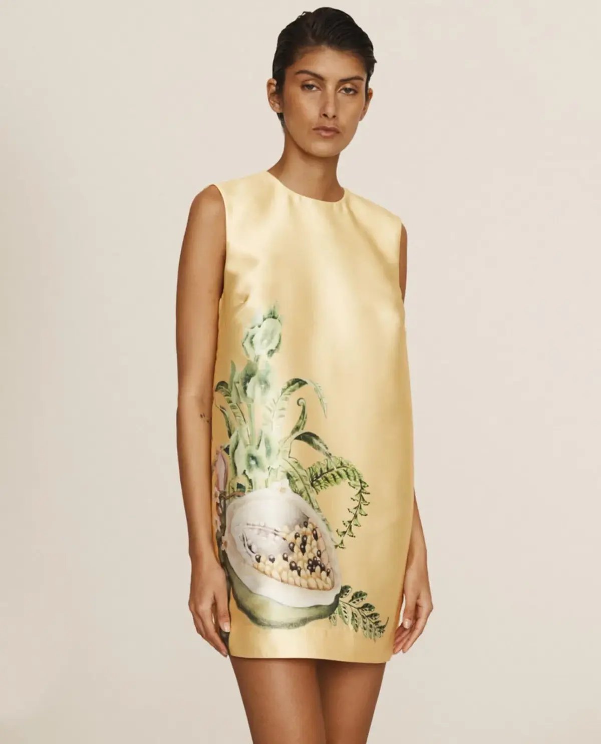 Alemais Sol Mini Dress Lemon Size 10 photo 2