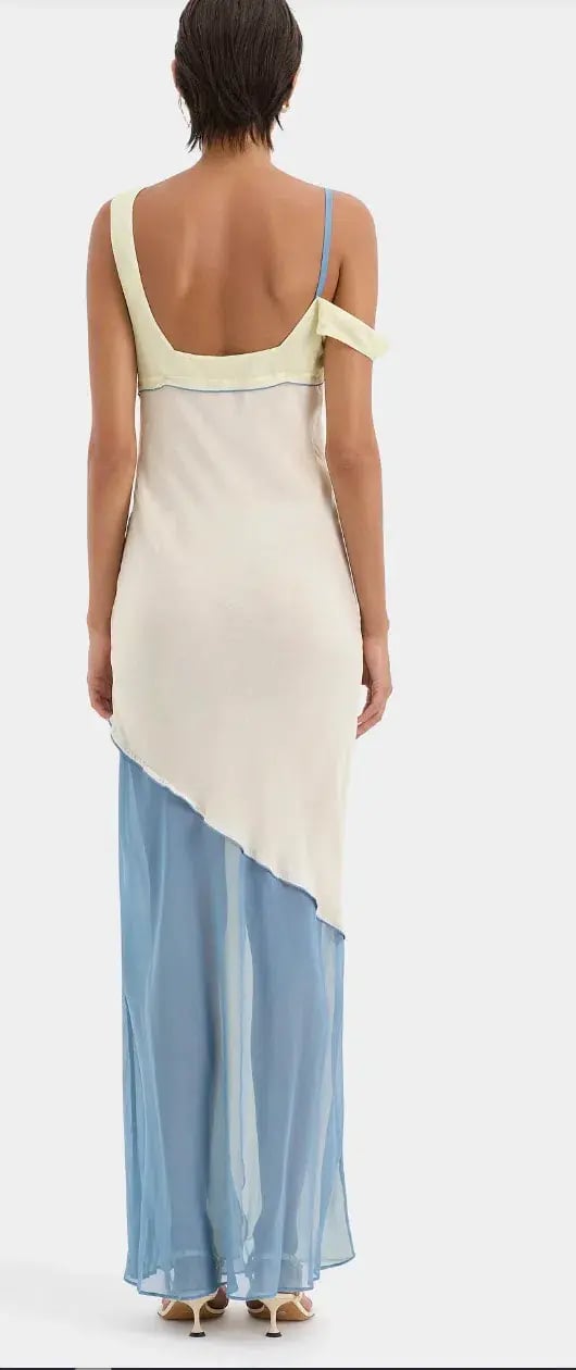 Sir The Label Thames Splice Midi Dress 2 / AU 10 photo 4