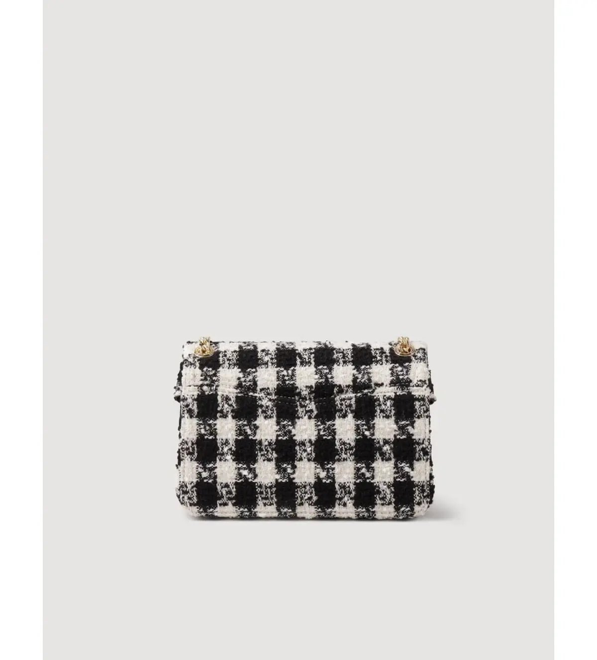 Sandro Yza Houndstooth Tweed Bag photo 2