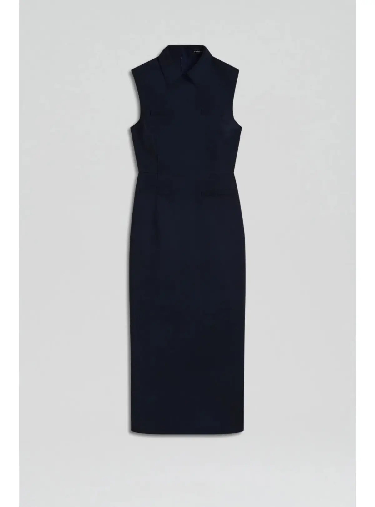 Scanlan Theodore Scuba Pencil Dress Navy Size AU 6 photo 4