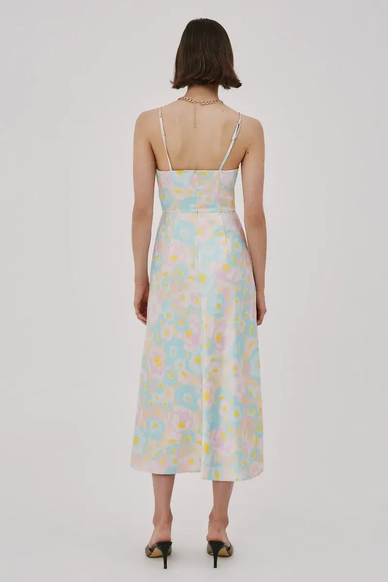 C/MEO Collective Contempo Short Sleeve Dress Butter Blurred Floral Size XXS / Au 4 photo 2