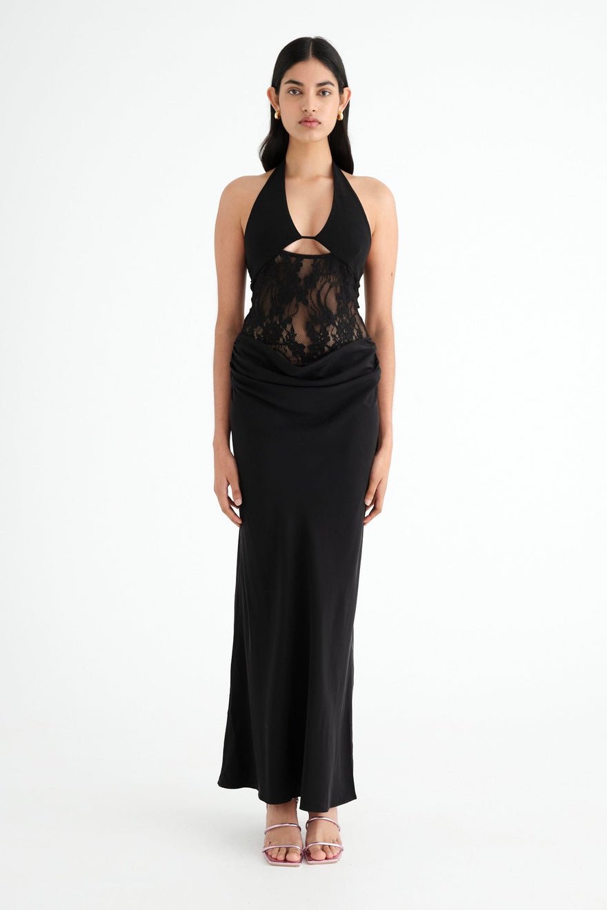 Benni Miko Maxi Dress - Black photo 2