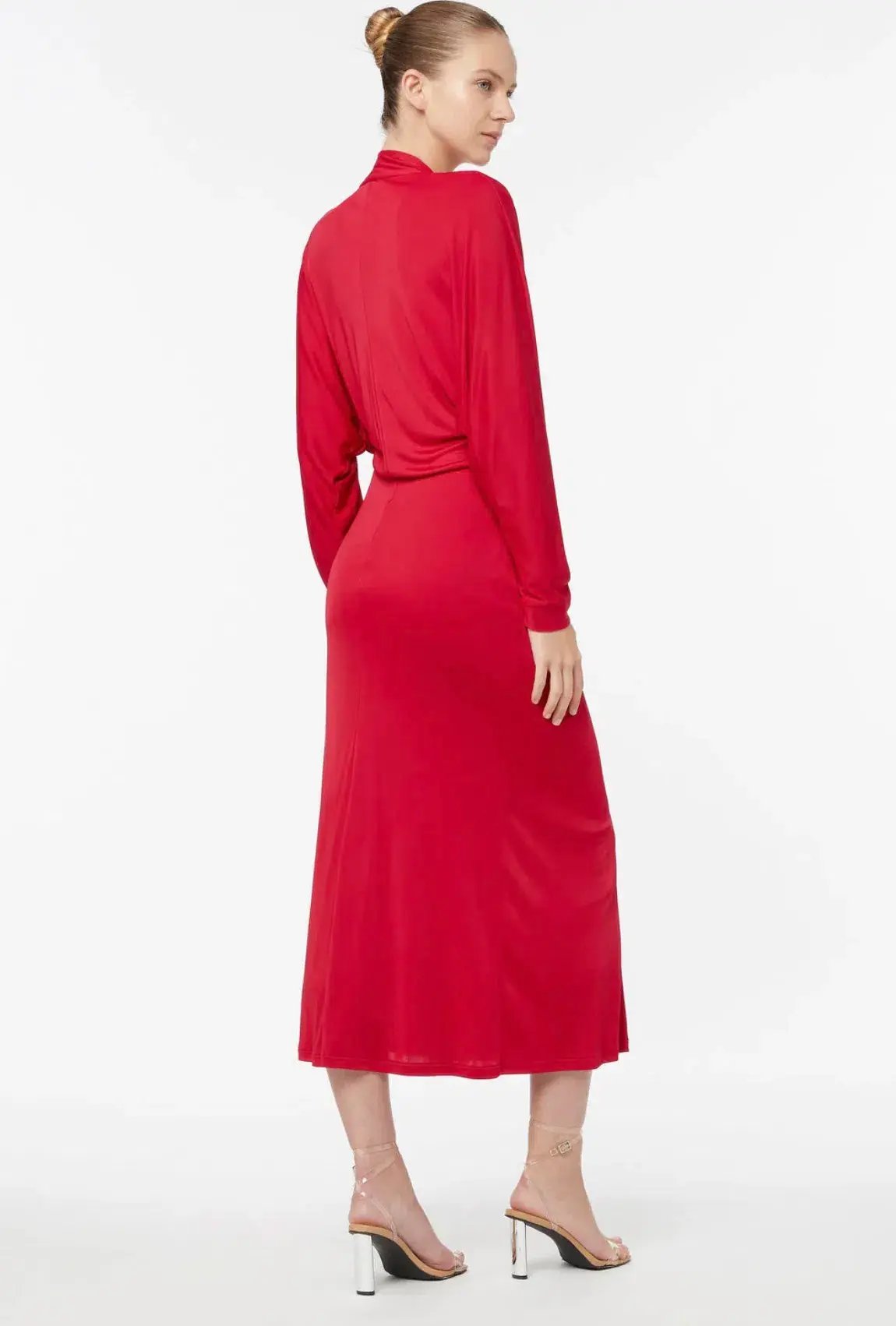 Manning Cartell Silk Jersey Midi Dress Size 10 photo 4