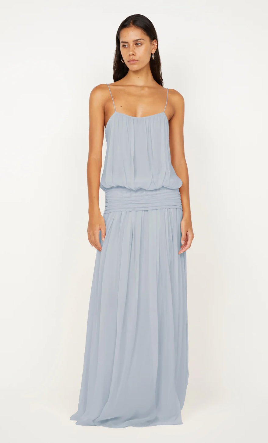 Bec & Bridge Camille Blouson Dress - Cloud Blue photo 3