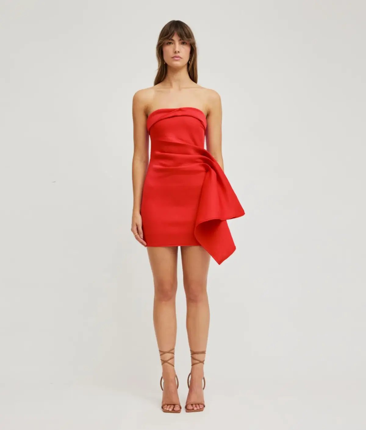 Tojha Nevie Mini Dress Red Size 6 photo 4