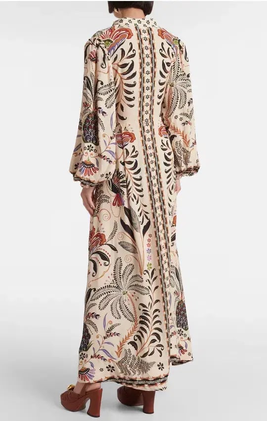 Farm Rio Classic Nature Midi Dress Print Size L / AU 12 photo 2