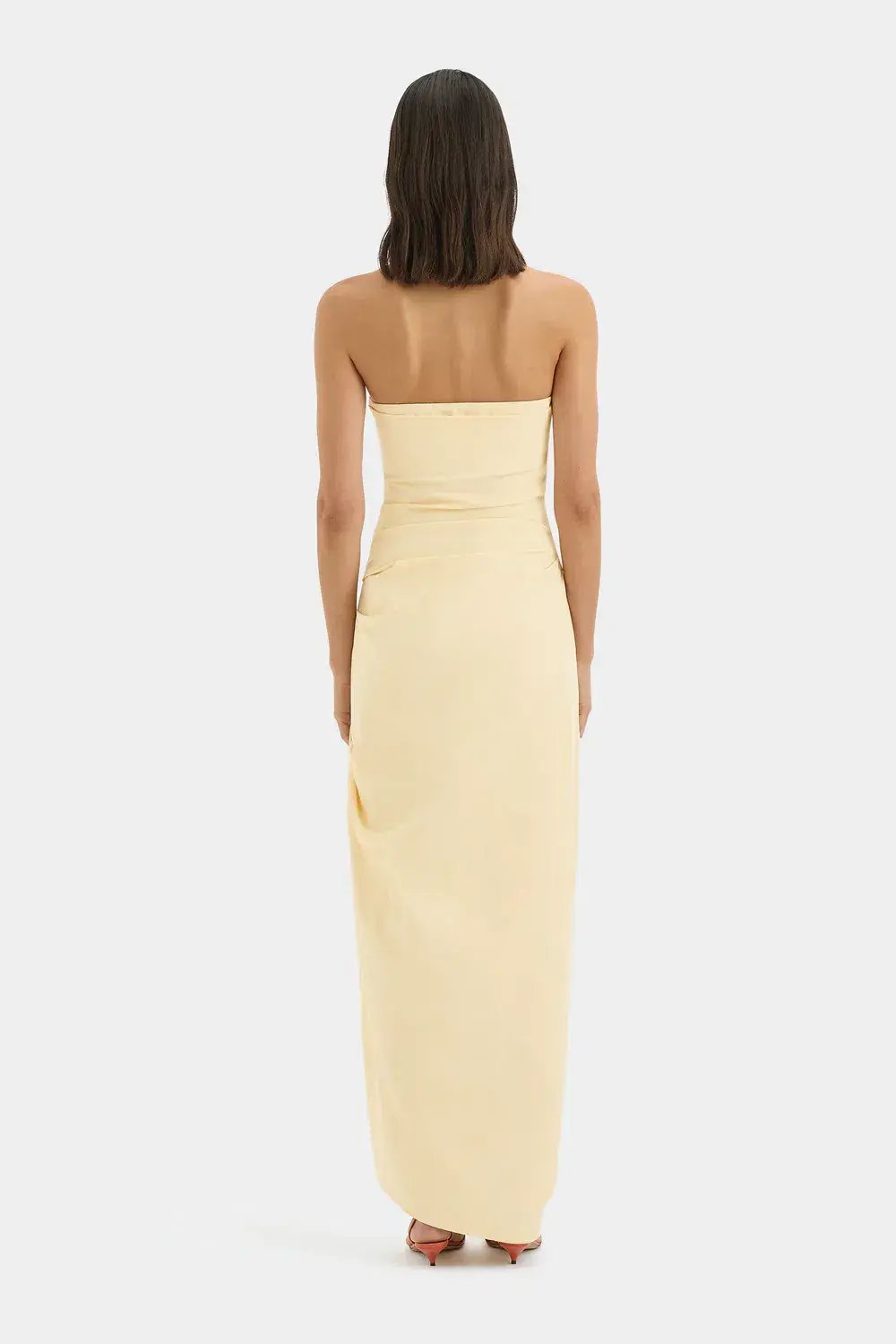 Sir the Label Florent Strapless Gown  Butter Size 1/AU 8 photo 2