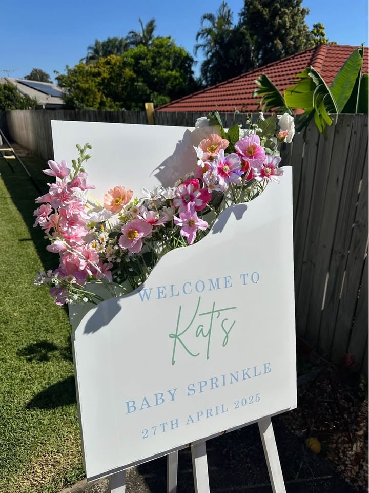 Personalised Wildflower Sign Hire photo 4