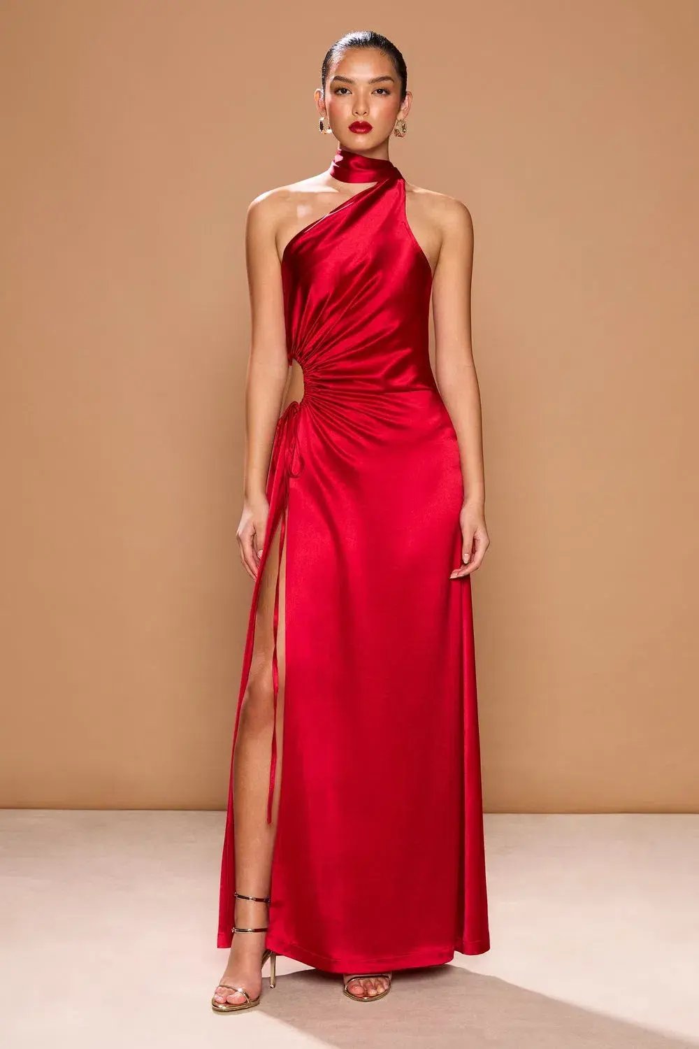 Sonya Moda Alia Dress in Sorrento Red Size 14 photo 2