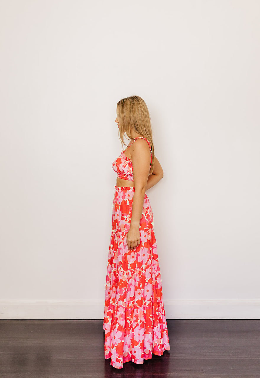 Steele Layla Camellia Crop and Flora Skirt Set photo 3