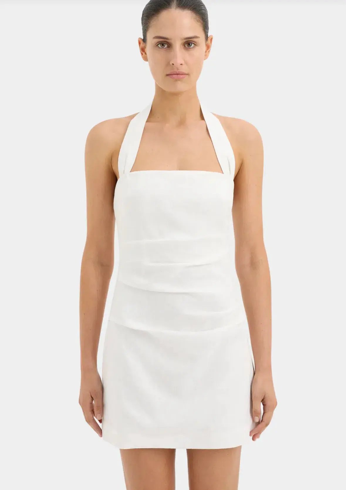 Sir the Label Noemi Halter Mini Dress Ivory Size 0 / AU 6 photo 2