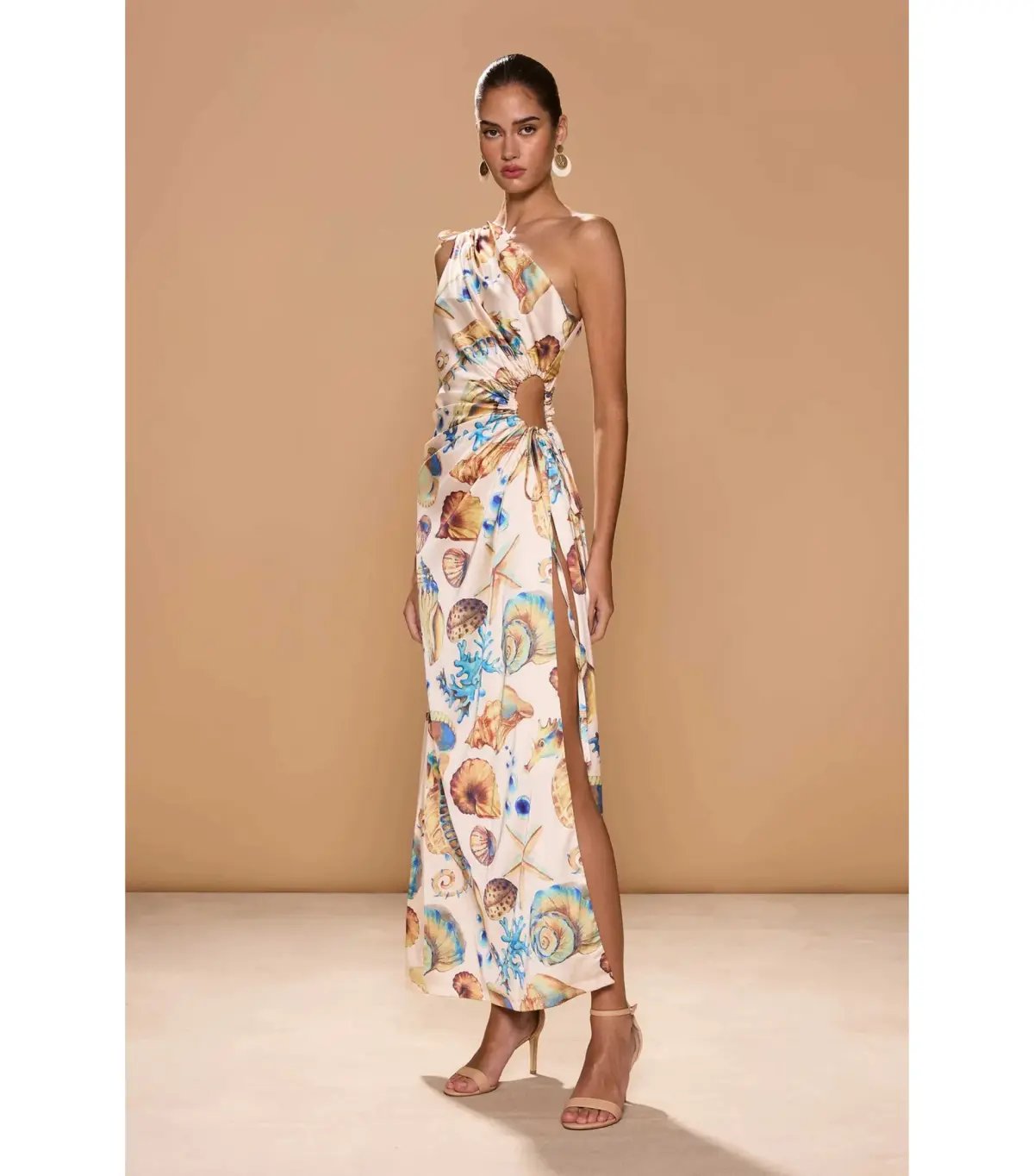 Sonya Moda Nour Seashell Maxi Dress Print Size AU 6 photo 2