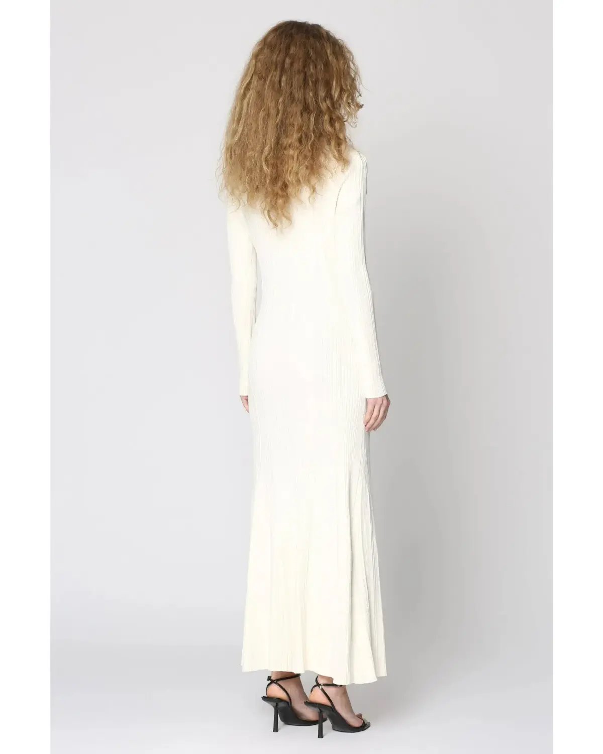 Self Portrait Embellished Midi Dress Cream Size AU 8 photo 2