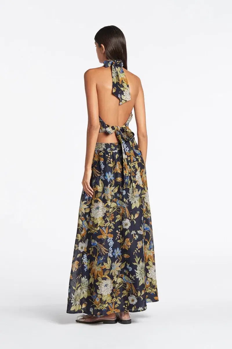 Sir the Label Lilian Halter Top Floral Size 2 / AU 10 photo 3
