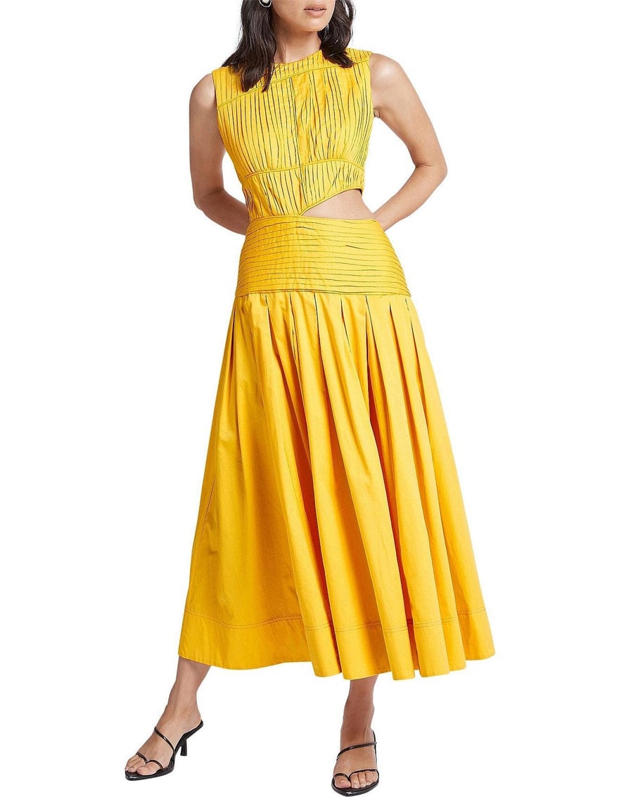 Aje Cascade Cut Out Midi Dress photo 2