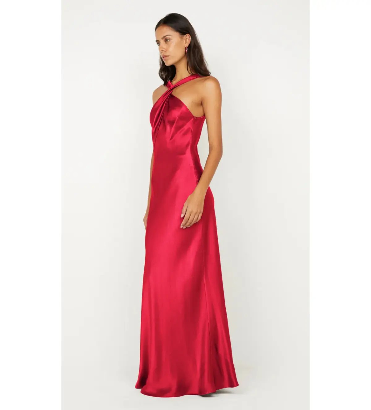 Bec and Bridge Elisia Twist Maxi Dress in Strawberry in Size S/AU 8 photo 2