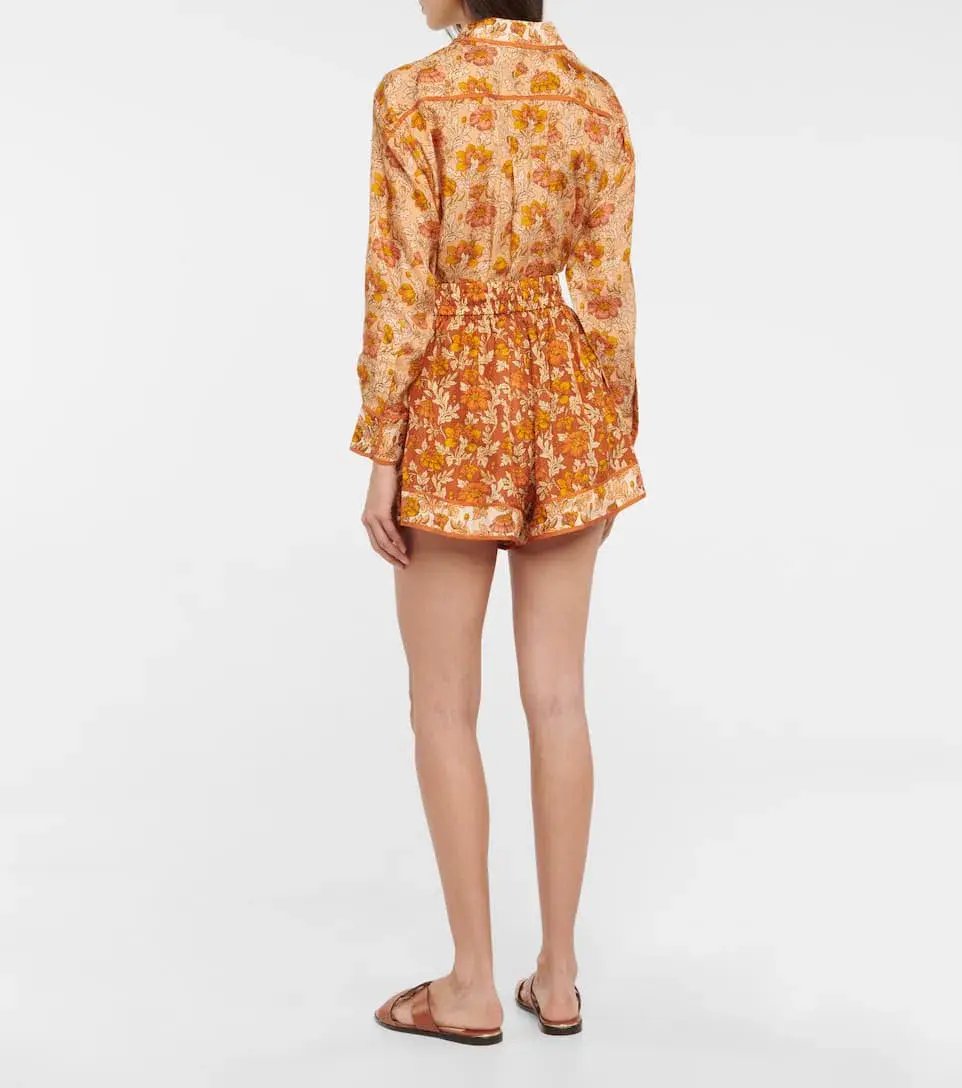 Zimmermann Andie Relaxed Shorts Print Size 0 / AU 8 photo 2
