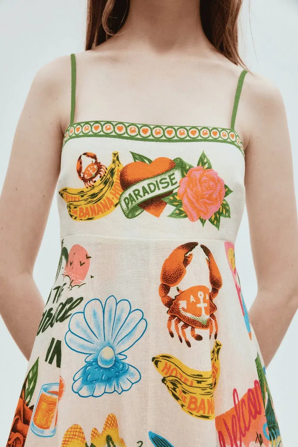 Alemais Paradiso Sundress Print Size AU 8 photo 2