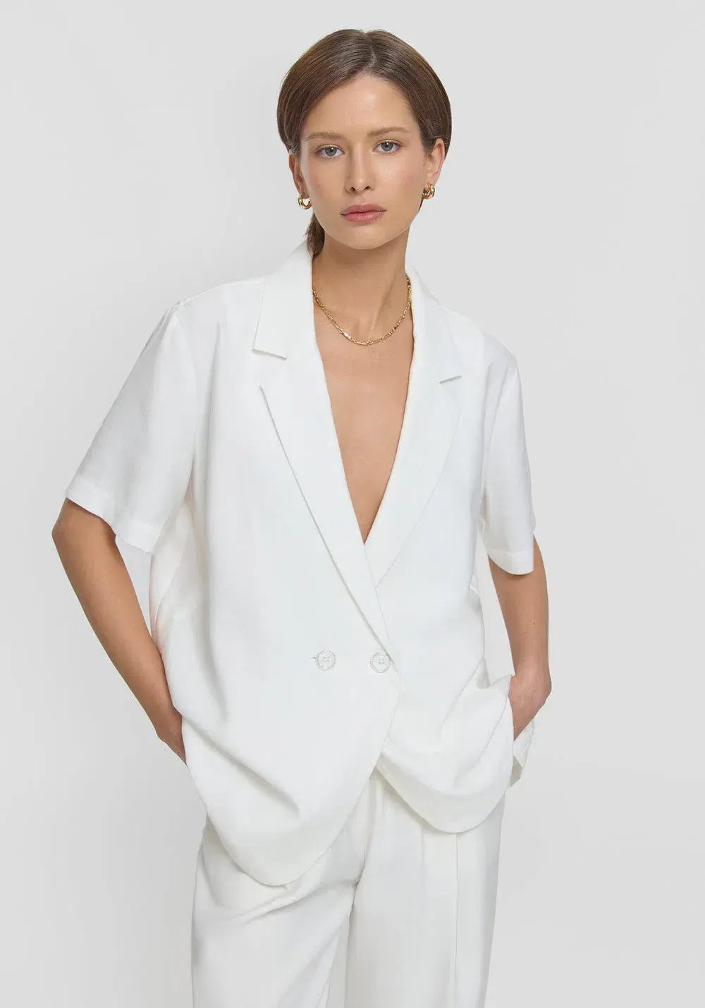 Viktoria & Woods Hepburn Shirt White Size 12 photo 2