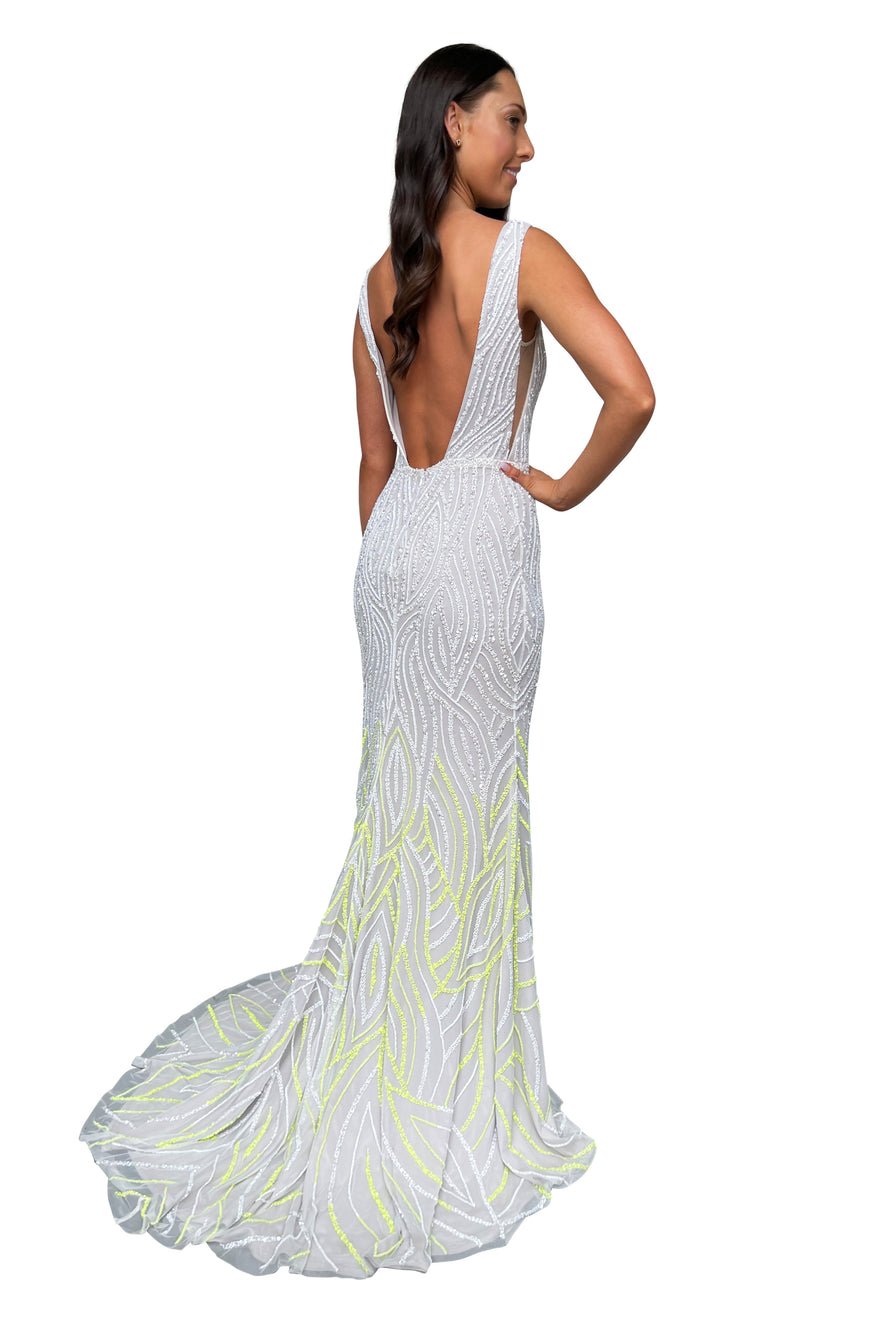 Jonte Designs Citrus Beaded Gown photo 2