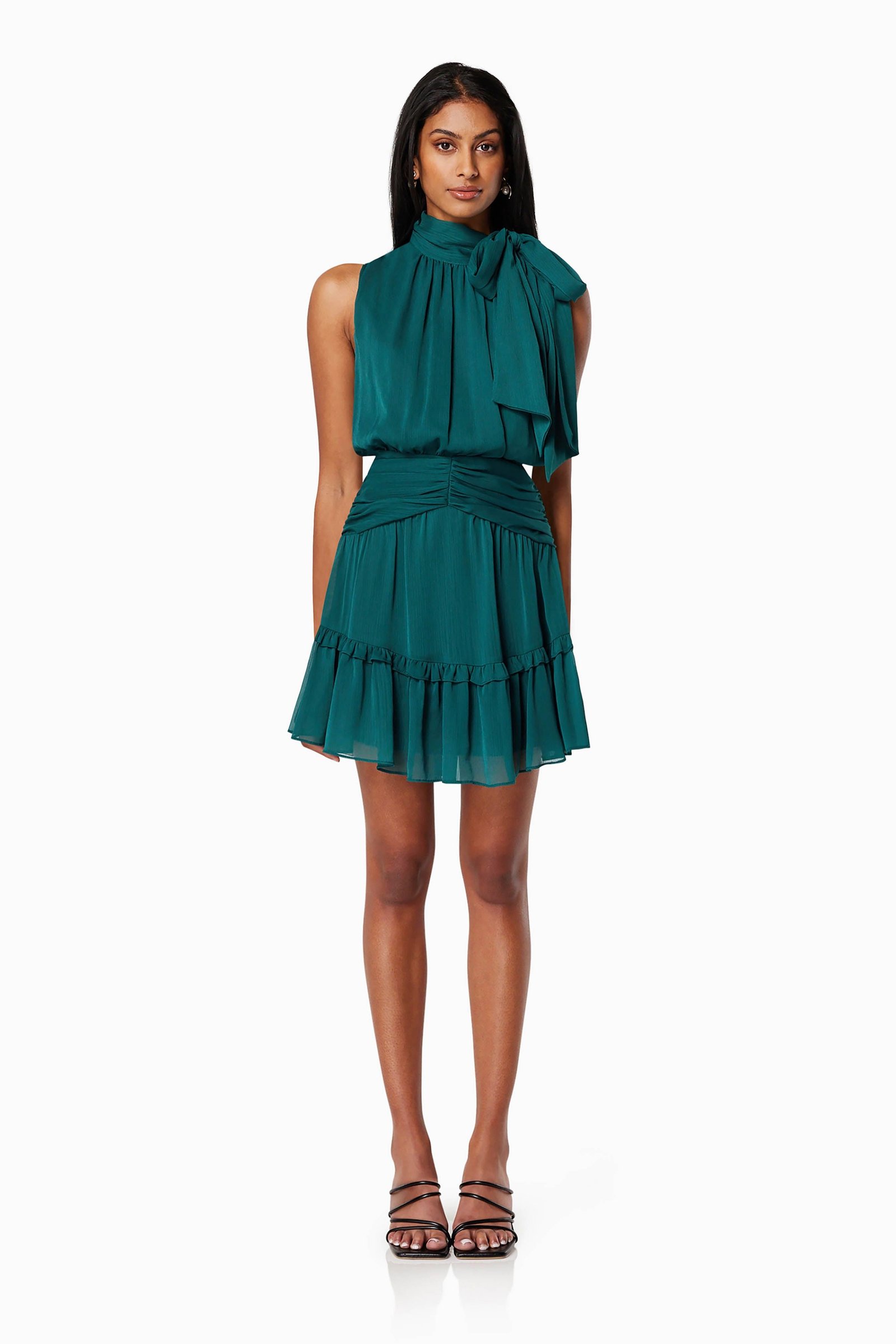 ELLIATT KAVELA DRESS - FOREST GREEN photo 2