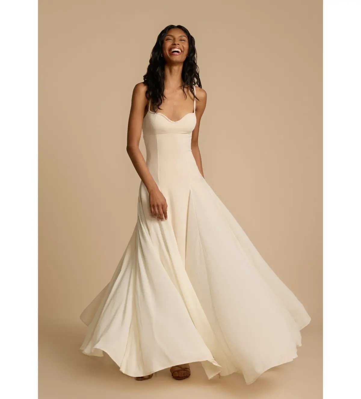 Arcina Ori Paloma Dress in Stone Size AU 8 photo 2