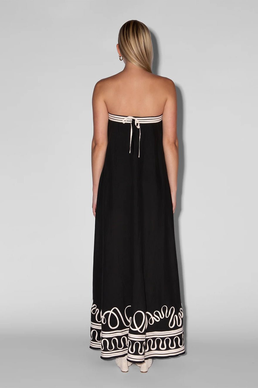 The Wolf Gang Casella Maxi Dress - Noir photo 4