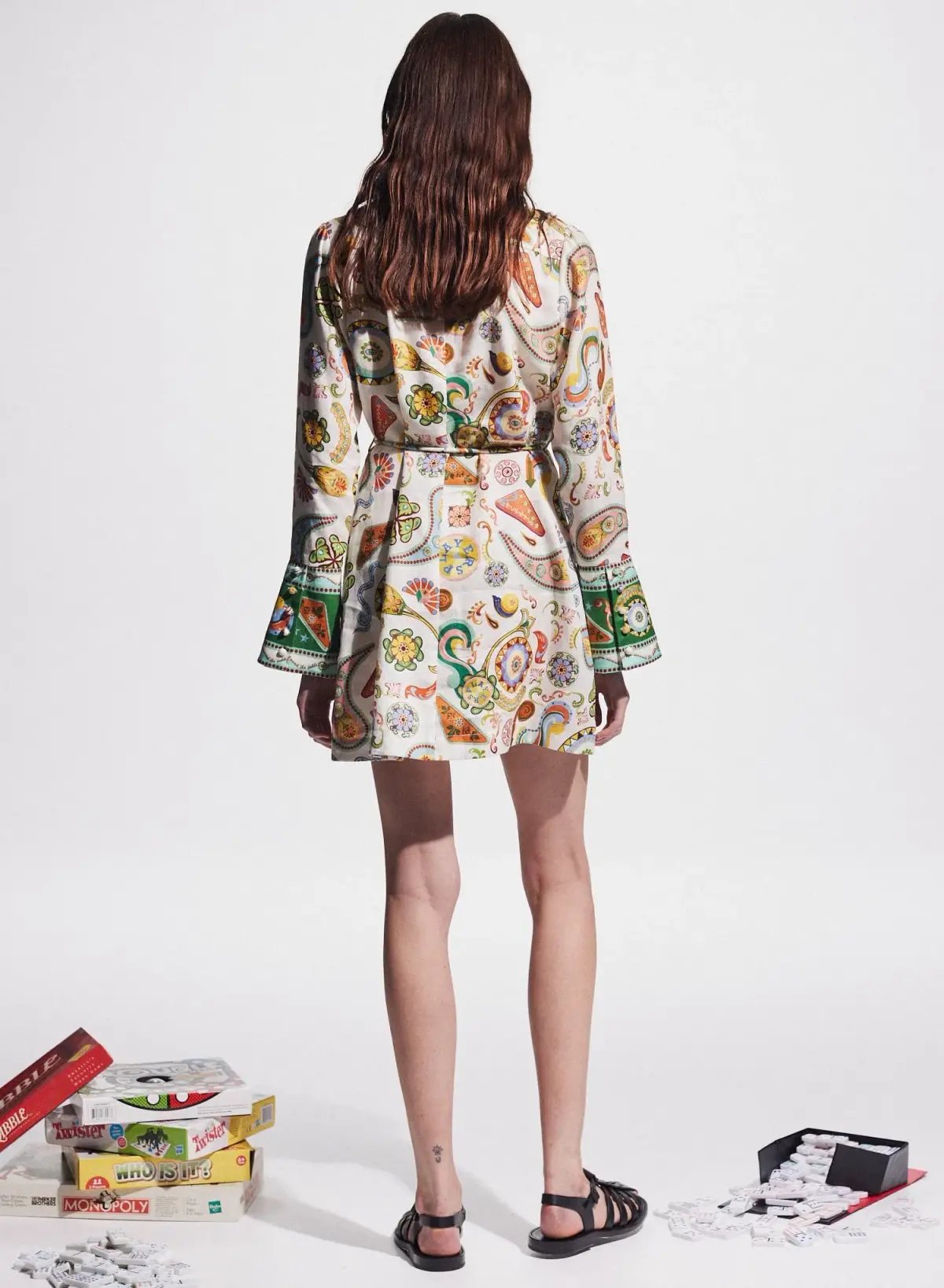Alemais Arcade Mini Dress Multi Size 16 photo 2
