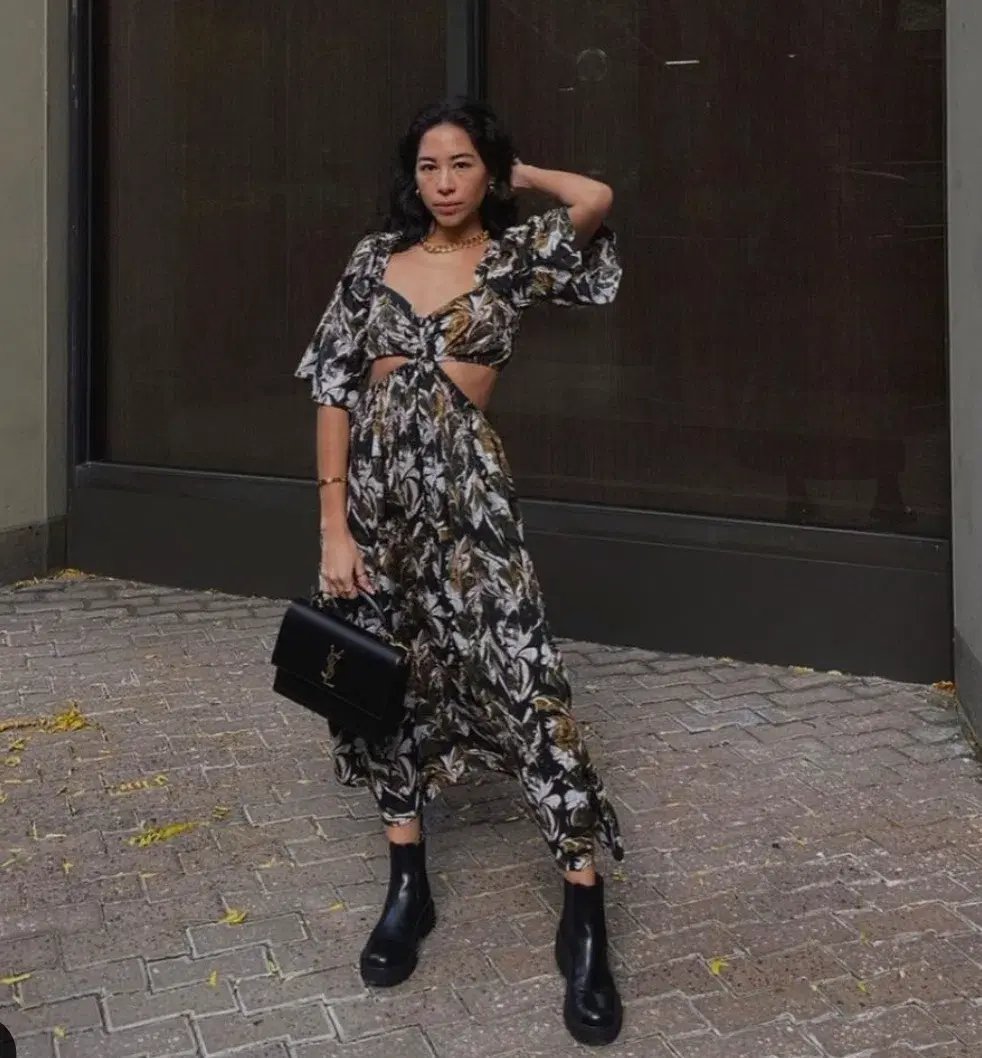 Kinga Csilla Rec Club Marble Lizzie Dress Print Size 6 photo 5